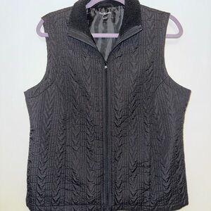 Black Karen Scott Women's Quilted Vest